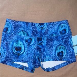 Fleo Peacock Blue Shorts